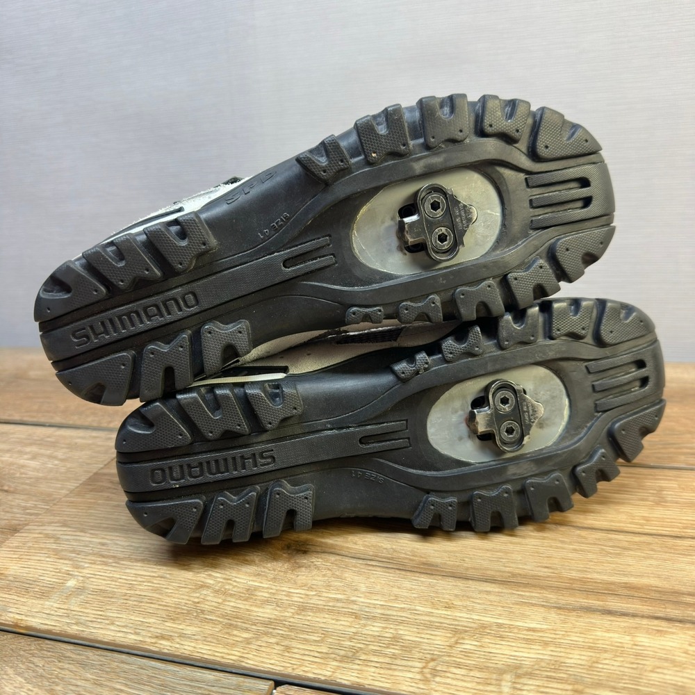 Shimano SPD Cycling Shoes Womens 7.5 Grey Black Suede MTB Commuter Sneaker - Picture 11 of 12